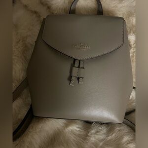 ⭐️NWOT⭐️Kate Spade Taupe Leather Backpack ~ Med